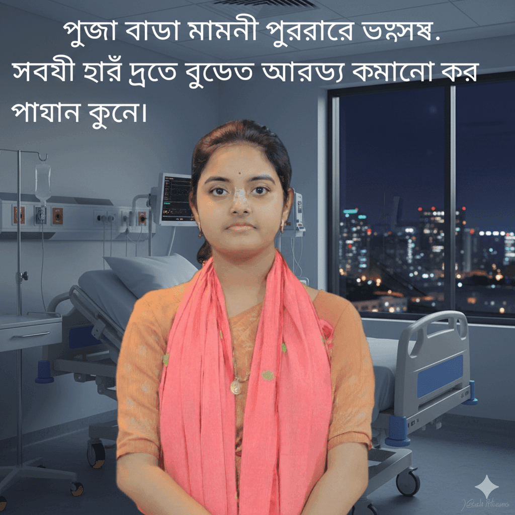 শ্বাসকষ্টজনিত অসুস্থতায় হাসপাতালে জনপ্রিয় কীর্তনীয়া পূজা বৈদ্য মামনী: দ্রুত সুস্থতার জন্য দেশজুড়ে প্রার্থনা