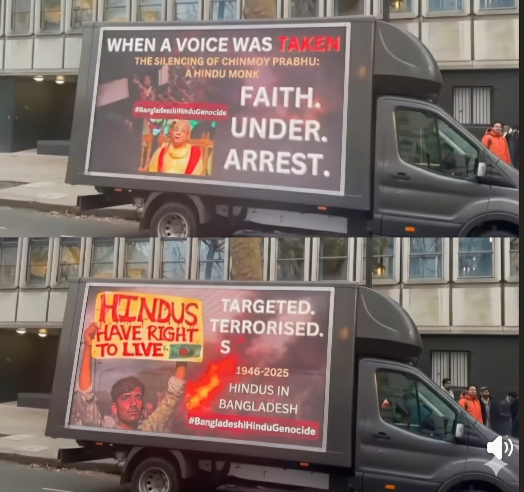 লন্ডনে হিন্দু নির্যাতনের প্রতিবাদ - প্রতিবেদন