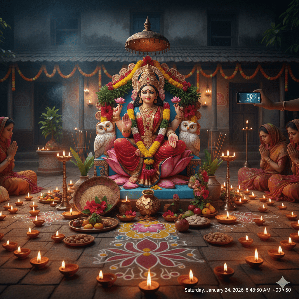 মা লক্ষ্মীর জীবনী ও মহিমা