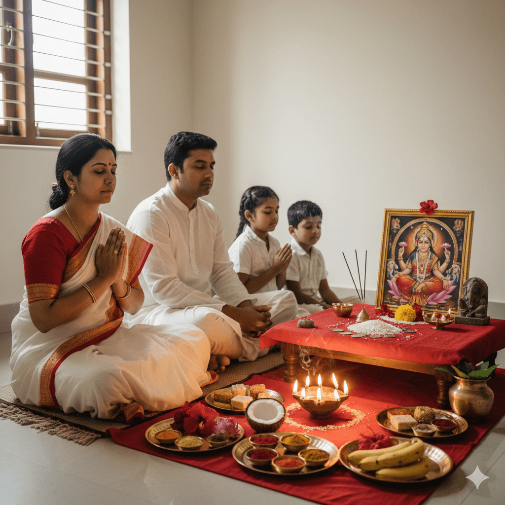 পুরোহিত ছাড়া কিভাবে মা লক্ষ্মী পূজা করা যায় – সম্পূর্ণ শাস্ত্রসম্মত ধাপে ধাপে গাইড