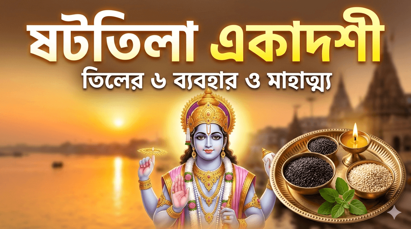 ষটতিলা একাদশী: তিল দান, শুদ্ধি ও অক্ষয় পুণ্যের মাহাত্ম্য