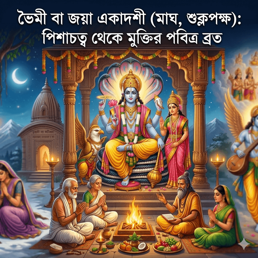 ভৈমী বা জয়া একাদশী (মাঘ, শুক্লপক্ষ): পিশাচত্ব থেকে মুক্তির পবিত্র ব্রত